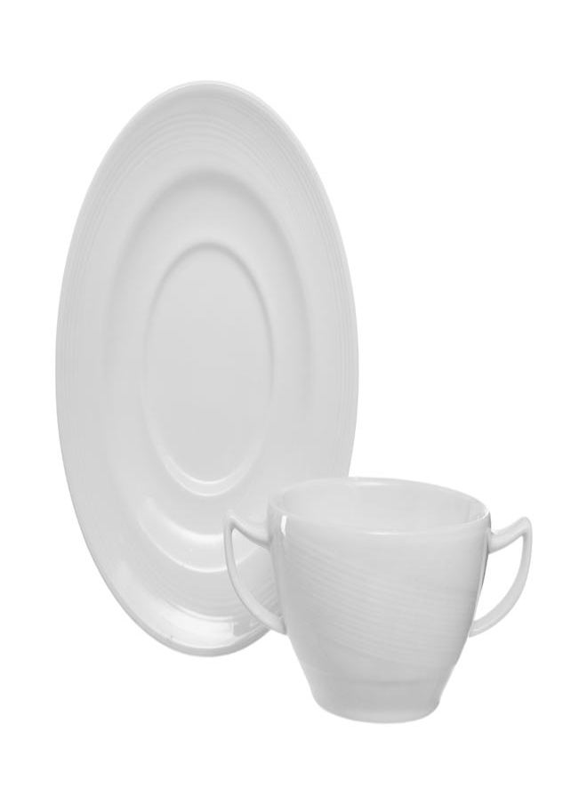 Royal Porcelain Soup Cup 0.32 L & Saucer 16.5 CM Set of 2 Shape Silk White - pzsku/Z7B1788B732231C0B85CBZ/45/_/1740583256/7a47f9f8-466f-48c1-bb4e-9cef179d30a2