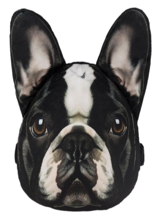 KINGROSE 3D Dog Car Neck Pillow Decorative Animal Car Headrest Neck Support for Travel Home Office 9 x 10.6 Inches - Image 1