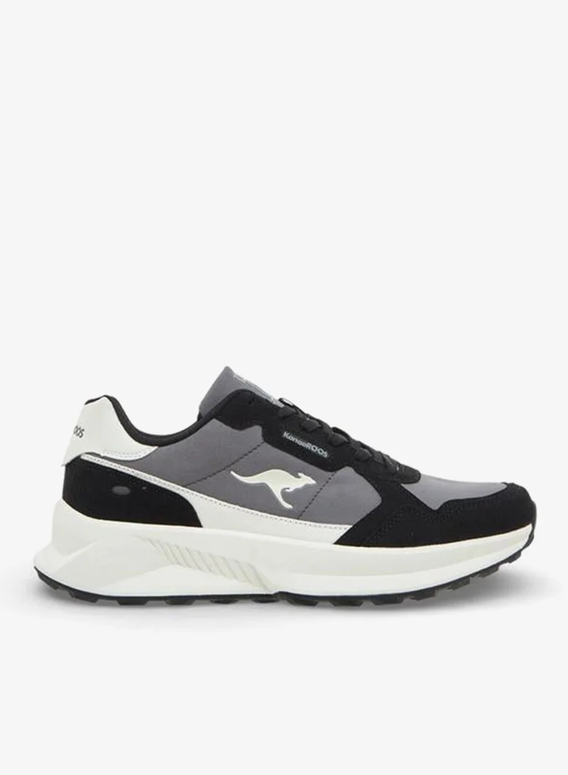kangaROOS BLACK Men Lace-Up Sports Shoes for Men | Best Price UAE