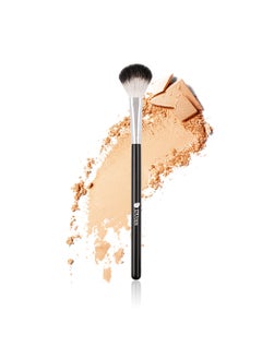 DUcare Highlighter Brush Fan Brush Setting Makeup Brush Blending Helps Lock in Foundation and Concealer 1Pcs Black