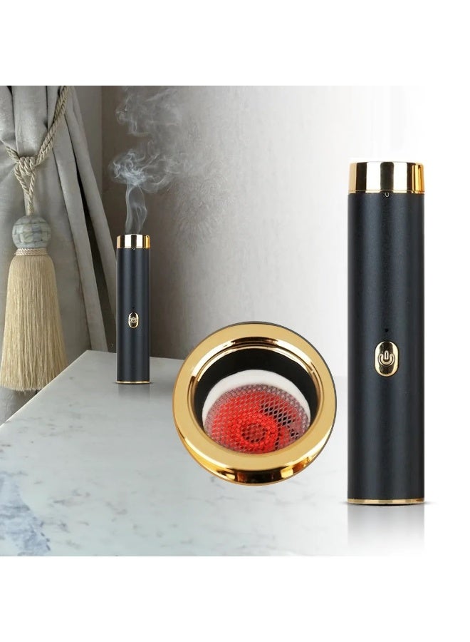 حامل بخور صغير محمول يعمل بمنفذ USB، مبخرة عود عربي - Image 1