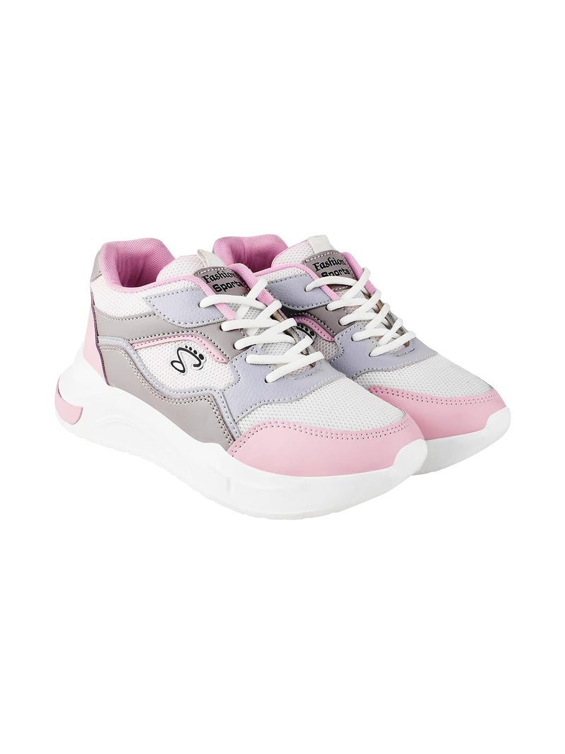 Shoetopia Girls MP Pink Sneaker - 8 UK (Girls-MP-Pink) - Image 5