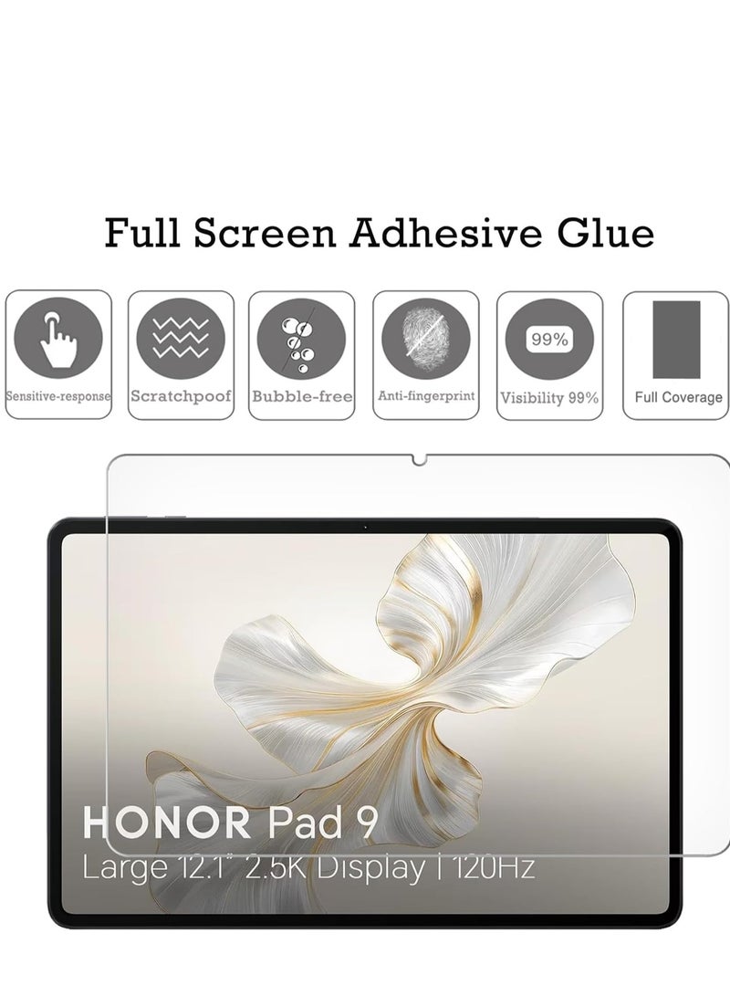 Tempered Glass Film for Honor Pad 9 Pro (12.1 Inch) 2024 Tablet 9H Hardness HD Anti-Scratch Screen Protector for Honor Pad 9 Pro  - Image 4