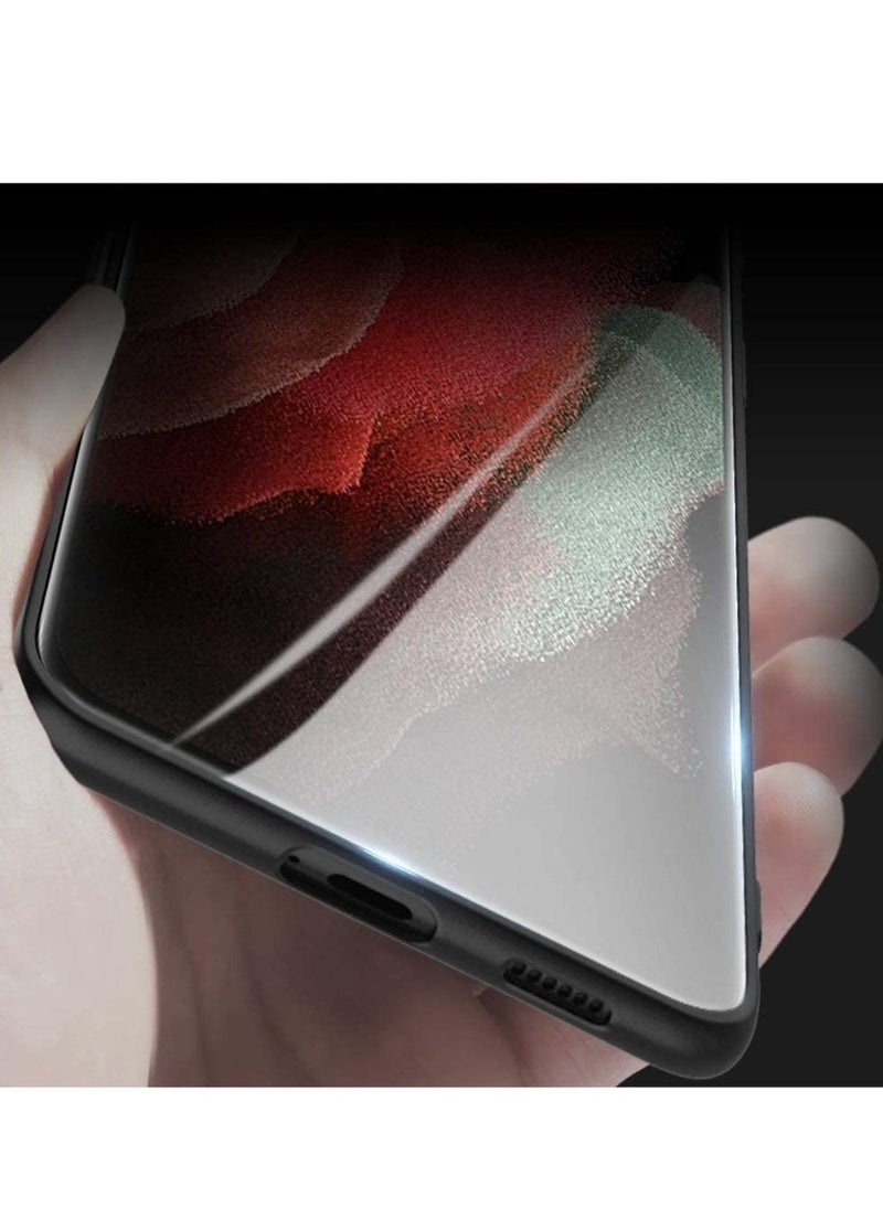 إيف حافظة سامسونج جالاكسي S21 الترا نحيفة وناعمة من مادة TPU فائقة النحافة [سلسلة Guardian] S21 Ultra غطاء خلفي للهاتف خفيف الوزن وطبقة نهائية غير لامعة متوافقة مع سامسونج S21 الترا - Image 2