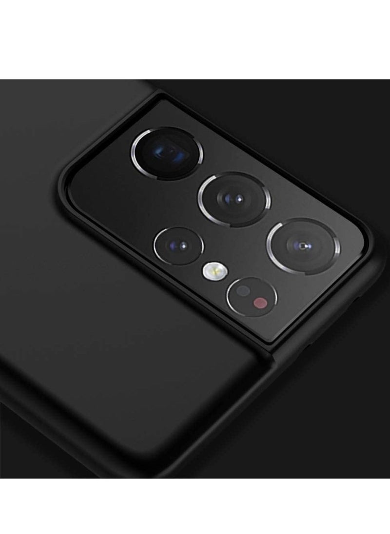 إيف حافظة سامسونج جالاكسي S21 الترا نحيفة وناعمة من مادة TPU فائقة النحافة [سلسلة Guardian] S21 Ultra غطاء خلفي للهاتف خفيف الوزن وطبقة نهائية غير لامعة متوافقة مع سامسونج S21 الترا - Image 5