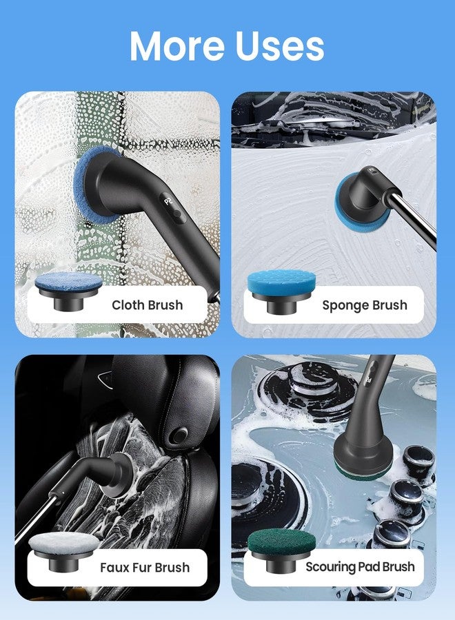 Leebein 8PCS Replacement Brush Heads with Extra Dome Brush for Leebein 2025 New Upgraded YMG-825 Spin Scrubber - Image 3