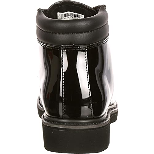 ROCKY Dress Leather High Gloss Chukka, Black, Size 10(ME) - Image 5