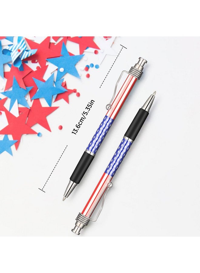 Tenare 16 Pcs American Flag Ballpoint Pen Patriotic Pens 1.0Mm Black Ink Ballpoint Pens Independence Day Gel Ink Pens For Usa Souvenirs American Gifts For Foreigners Veterans Day Memorial Day - Image 2