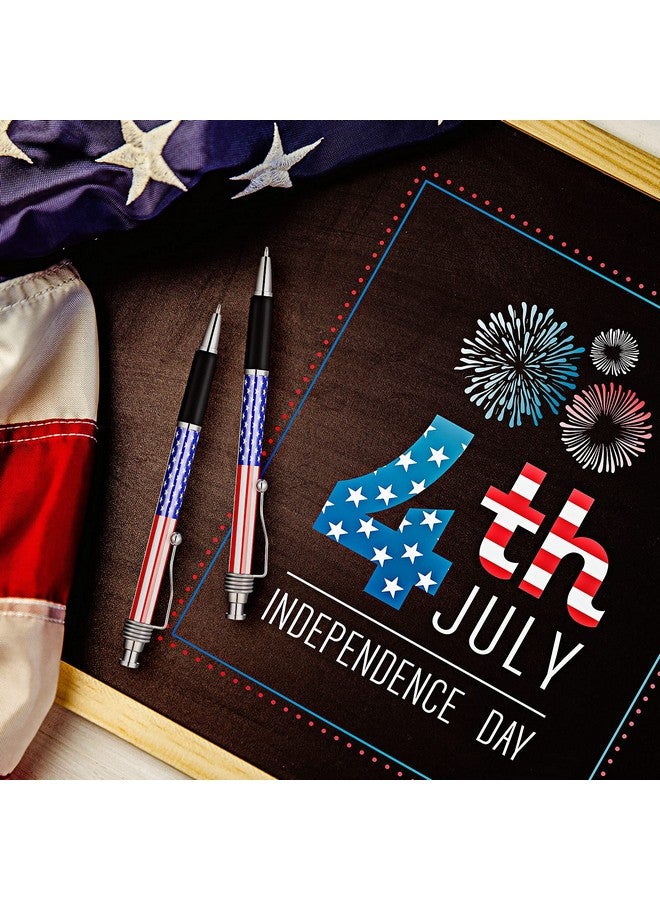 Tenare 16 Pcs American Flag Ballpoint Pen Patriotic Pens 1.0Mm Black Ink Ballpoint Pens Independence Day Gel Ink Pens For Usa Souvenirs American Gifts For Foreigners Veterans Day Memorial Day - Image 3