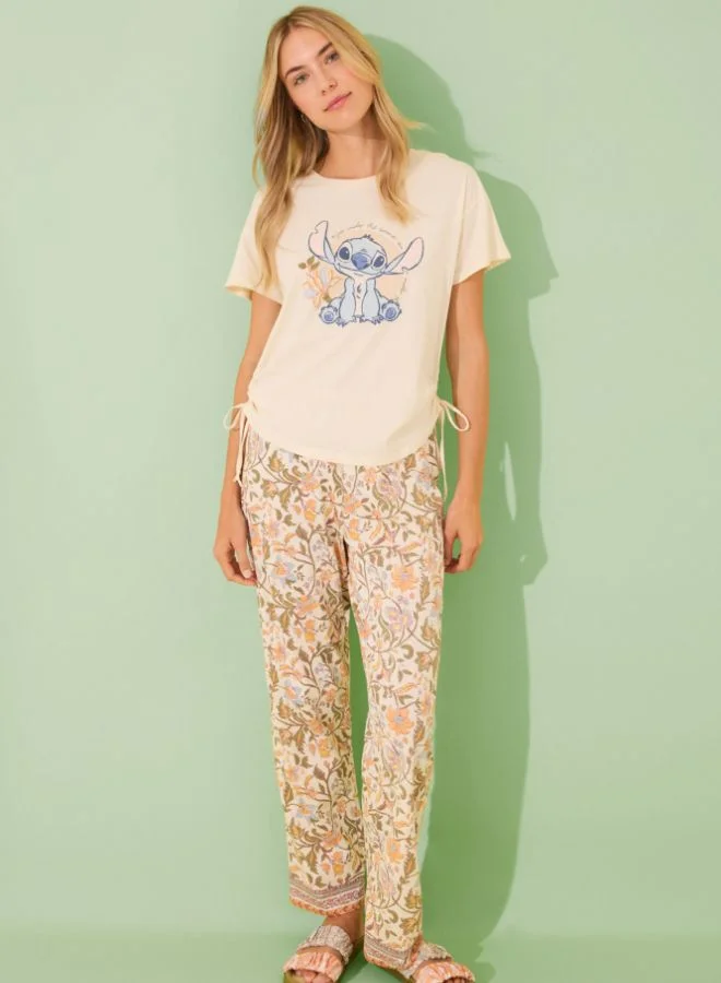 women'secret Lilo & Stitch long pyjamas