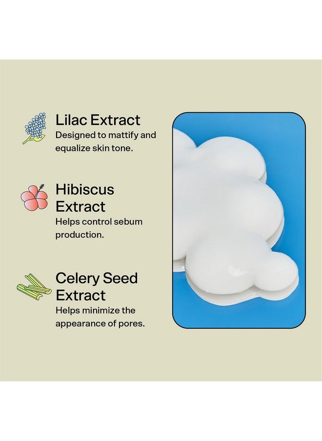 Bubble - Bubble Skincare Cloud Surf Water Cream Face Moisturizer - Hydrating & Mattifying Moisturizer to Help Rebalance Oils and Minimize Pores with Celery Seed Extract - Suitable for Sensitive Skin (50ml) - Image 1