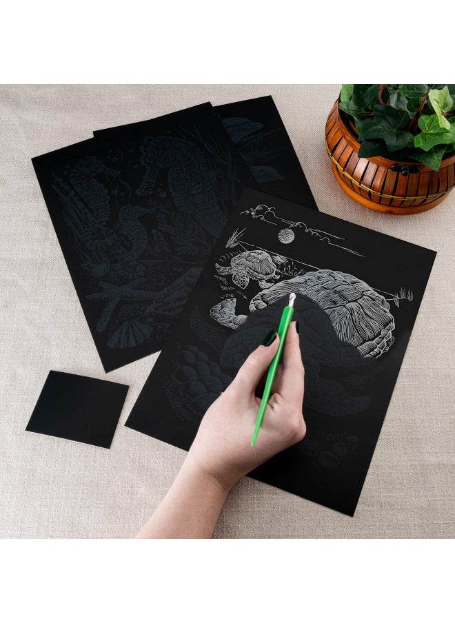 Royal & Langnickel Royal and Langnickel Engraving Art 3 Design Value Pack, Silver  - Image 2