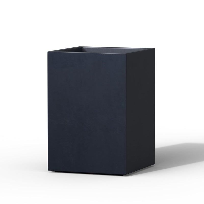 Kante 15.7 Inch Tall Rectangular Concrete Planter, Indoor & Outdoor Garden Pot for Tree, Flowers, Shurbs, Ideal for Patio, Garden, Porch, Charcoal - Image 1