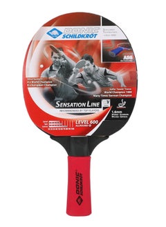 donic Table Tennis RacDonic Sensation Line Table Tennis Racket, Level 600 - Multi Color-16 CM X 14.5 CMket  - Image 1