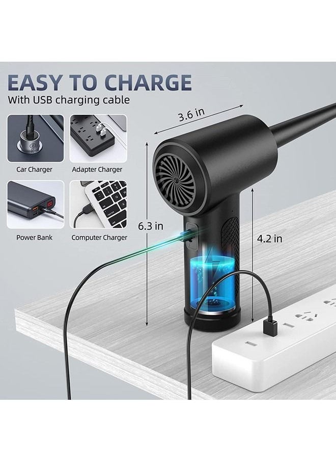 ISank - Compressed air Duster,Keyboard Cleaner , Replace Compressed air can , Reusable no Canned air Duster , car Duster , pc Duster Electric air Duster , Compressed air for Computer - Image 1