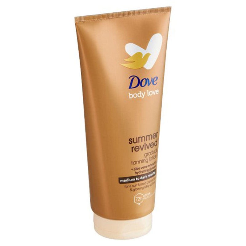 Dove Derma Spa Summer Revived Medium to Dark Skin Body Lotion 200 ml by Dove - Image 2