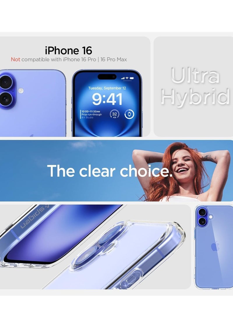 بورتوني غطاء حافظة iPhone 16 مقاس 6.1 بوصة مقاوم للخدش، غطاء ناعم من مادة TPU لهاتف iPhone 16 بفتحات دقيقة، حافظة واقية سهلة التركيب متوافقة مع هاتف Apple iPhone 16 - Image 2