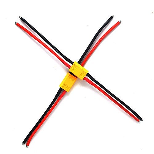 Padarsey 2 Pair XT60 Connector Female/Male W/Housing 10CM Silicon Wire 14AWG - Image 3