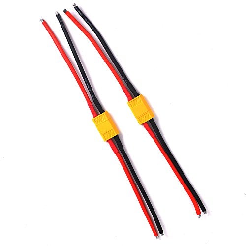 Padarsey 2 Pair XT60 Connector Female/Male W/Housing 10CM Silicon Wire 14AWG - Image 4