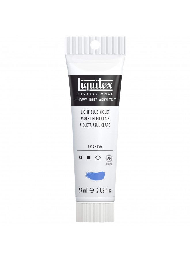 Liquitex Professional Heavy Body Acrylic Paint, 2-oz (59ml) Tube, Light Blue Violet - Image 1