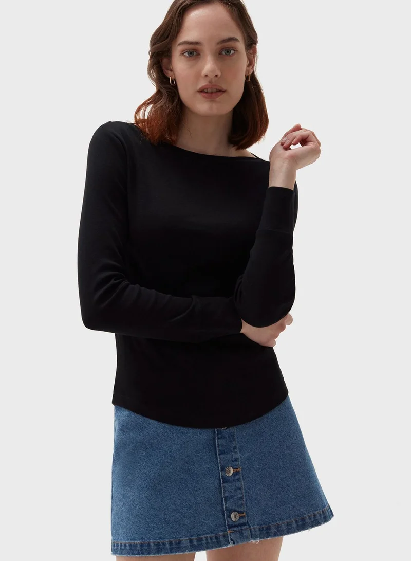 Ovs Boat Neck T-Shirts