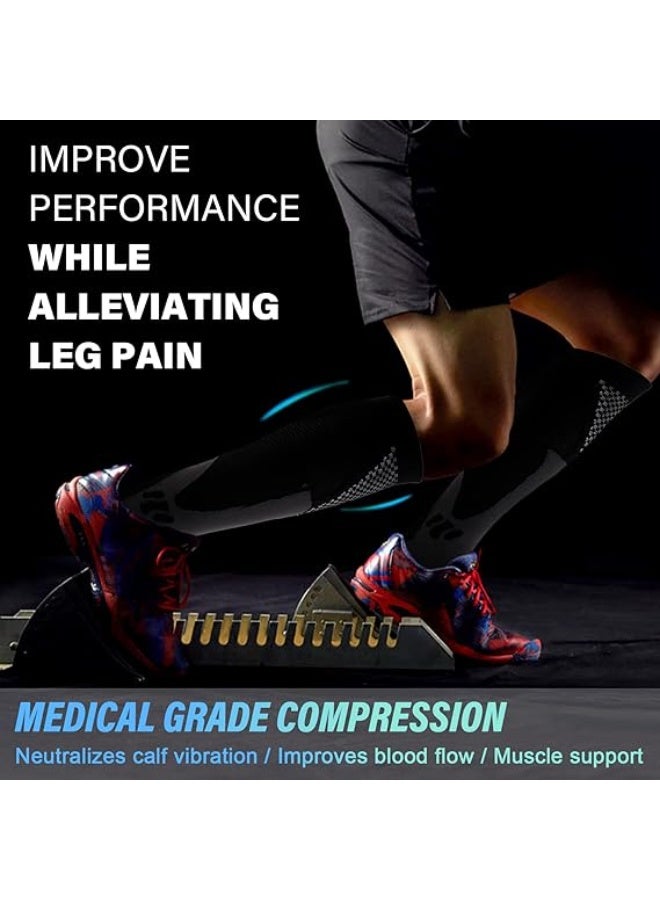 LYNLYN 3-Pack Compression Socks for Men & Women, Circulation Boost, Muscle Recovery, Edema & Varicose Vein Support - Image 5