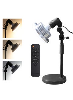 General Live Broadcast Bracket Desktop Gourmet Light Filling Mobile Phone Anchor Net Red Makeup Beauty Video Photography Floor Shooting Light-Light Source Color:150W Three-color Dimming Desktop (sea And Lan  - Image 5