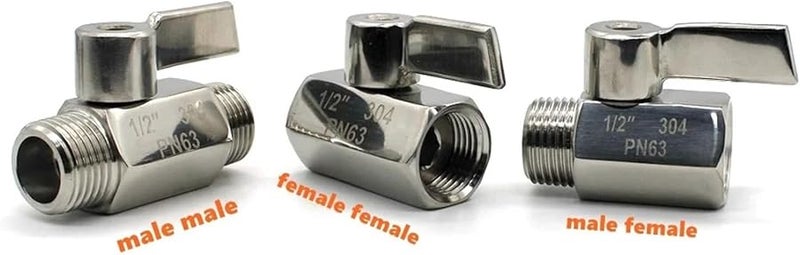 1 2 Inch Male Thread 304 316 Stainless Steel Mini Ball Valve BSP NPT - Image 4