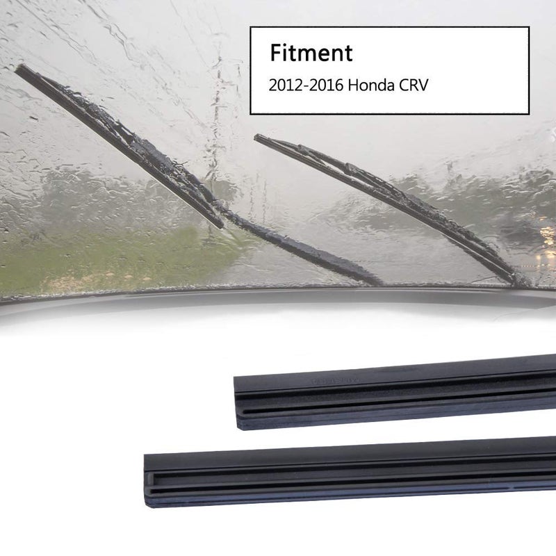 OTUAYAUTO Replacement for Honda CRV 2012-2016, OTUAYAUTO Windshield Wiper Blade Refills - Replace OEM: 76622-STK-A02, 76632-STK-A02, 76732-T0A-003 - Image 5