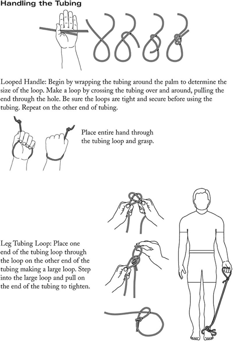 TheraBand Professional Latex Resistance Tubing - 25 Foot, Blue, Extra Heavy for Upper and Lower Body Exercise - Image 4