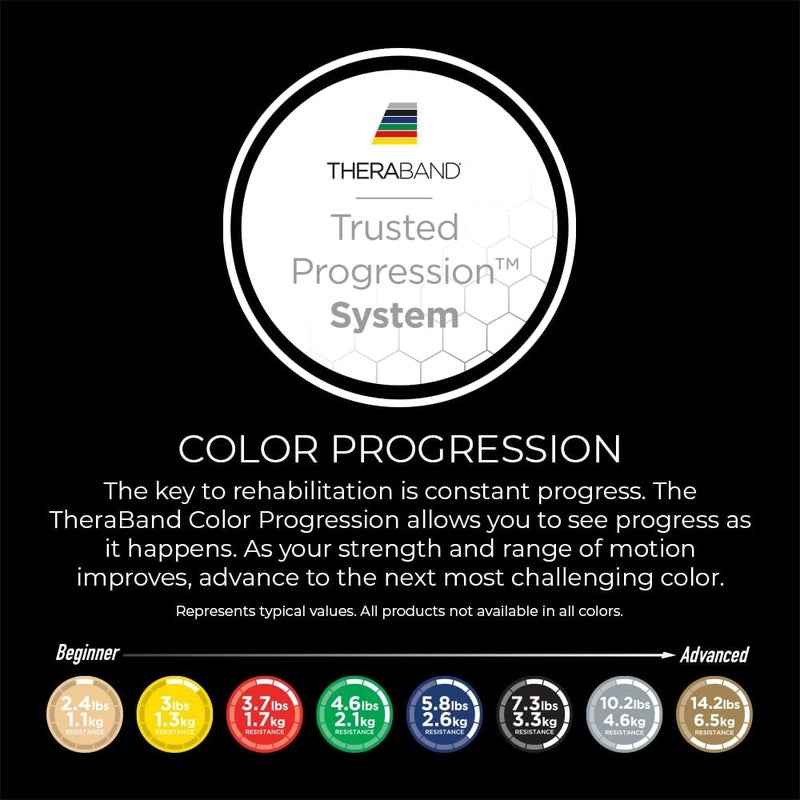 TheraBand Professional Latex Resistance Tubing - 25 Foot, Blue, Extra Heavy for Upper and Lower Body Exercise - Image 2