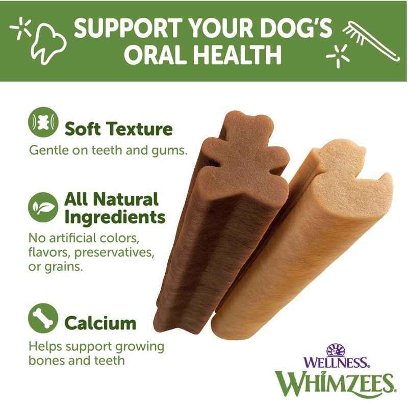 WHIMZEES Wellness WHIMZEES Puppy Dog Dental Treats, Natural Chews, Extra Small & Small Size Stick, (30 Count) - Image 5