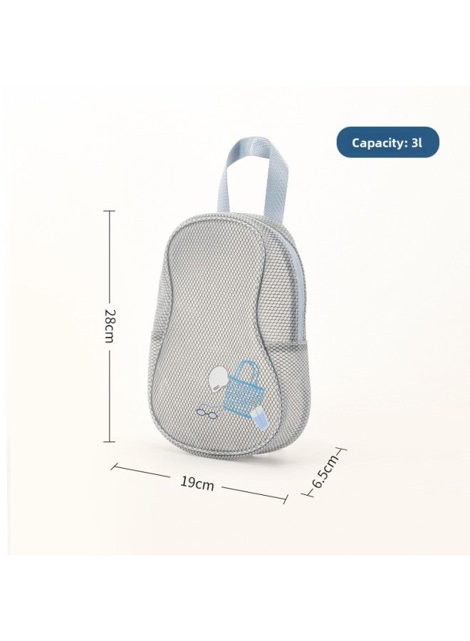 Generic Swimming Storage Bag Women's Dry And Wet Separation Swimsuit Swimming Equipment Special Portable Swimming Bag Waterproof Bag For Travel-Color:Uncompartment Black Small Size - Image 1