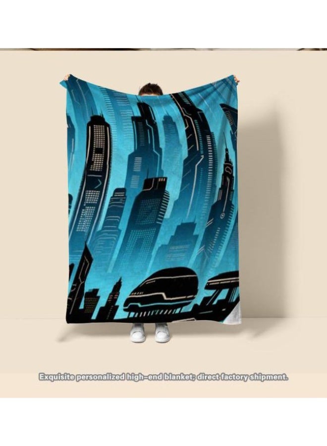 general Flannel thin blanket (warm and comfortable, suitable for sleep, gaming, dust removal and sandproof) 150cm*200cm - 1075 - Image 3