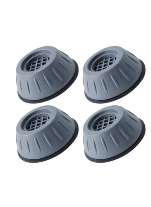 4pcs Noise Reduction Anti-vibration Cushion for Washing Machine and Refrigerator. gray