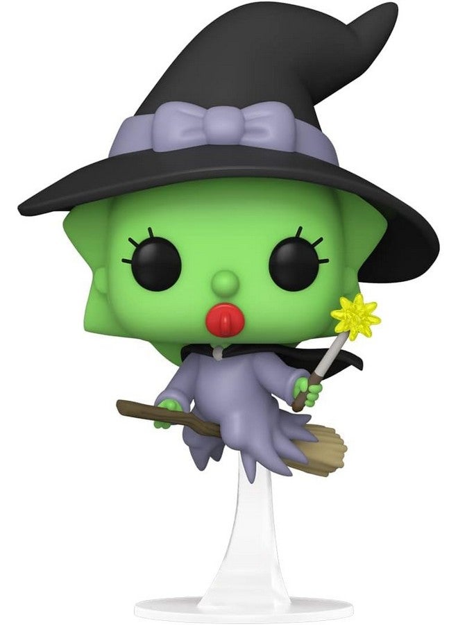 Funko فنكو بوب تي في: عائلة سيمبسون - الساحرة ماغي سيمبسون - (تتوهج في الظلام) - عائلة سيمبسون - حصرية أمازون - تمثال فينيل قابل للجمع - فكرة هدية - منتجات رسمية - ألعاب للأطفال والبالغين
