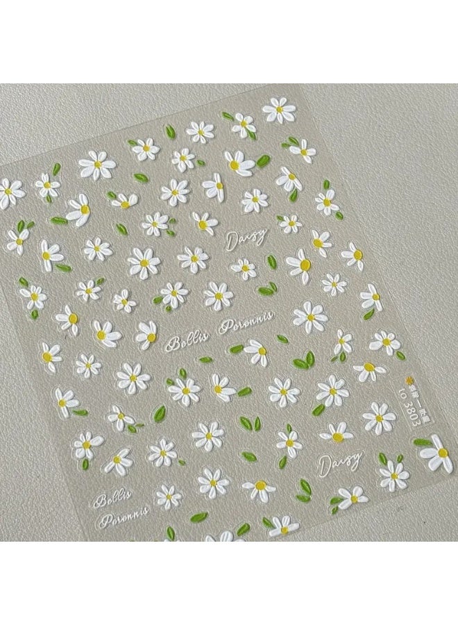 Modern 5D nail stickers - 3D for an attractive nail look in minutes - High-quality sticker compatible with nail polish and gel. - Image 2