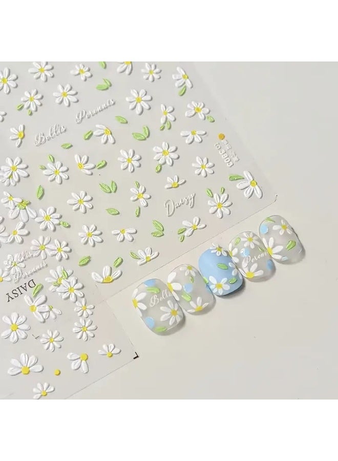 Modern 5D nail stickers - 3D for an attractive nail look in minutes - High-quality sticker compatible with nail polish and gel. - Image 5