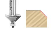 Amana Tool - 49408 Carbide Tipped Chamfer 15 X 7/8 Dia X 3/4 X 1/4"" Shank - Image 3
