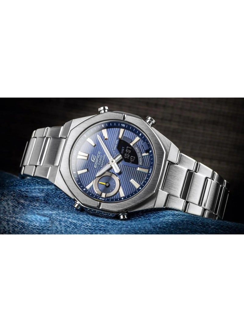 Casio Edifice Analog Digital Smartphone Link Blue Dial Quartz ECB-S10D-2ADF - Image 2