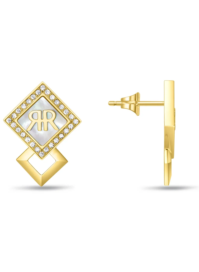 CERRUTI 1881 Diamante White and Gold Plated Earrings for Women