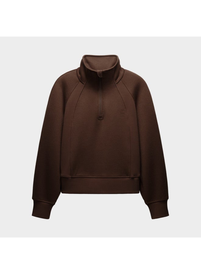 Bananain Very 503 Relax Ladies' Half-Zip Four-Season Hoodie - Image 2