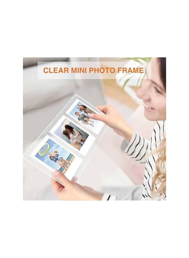 The Bros Mini Picture Frame Photo Display for Fujifilm Instax Mini 12/11/99/90/8/9/7+/EVO for Polaroid 2.15x3.4 Inches Picture Frame Multipurpose Desktop Photo Display 3 Inch 1 Pack - Image 2