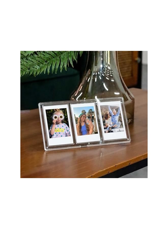 The Bros Mini Picture Frame Photo Display for Fujifilm Instax Mini 12/11/99/90/8/9/7+/EVO for Polaroid 2.15x3.4 Inches Picture Frame Multipurpose Desktop Photo Display 3 Inch 1 Pack - Image 4
