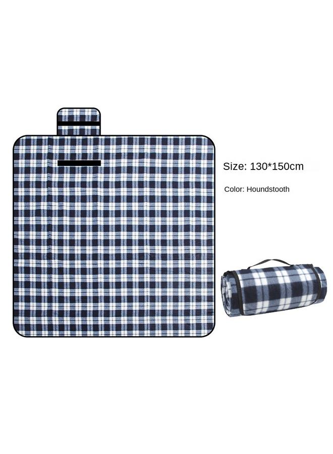 Bluejw Suede Picnic Mat Picnic Blanket Folding Spring Outing Mat Outdoor Picnic Cloth Waterproof Camping Mat Moisture-proof Mat - Image 1