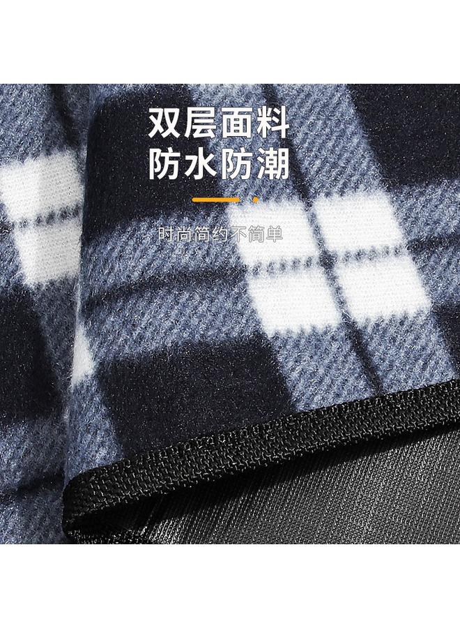 Bluejw Suede Picnic Mat Picnic Blanket Folding Spring Outing Mat Outdoor Picnic Cloth Waterproof Camping Mat Moisture-proof Mat - Image 4