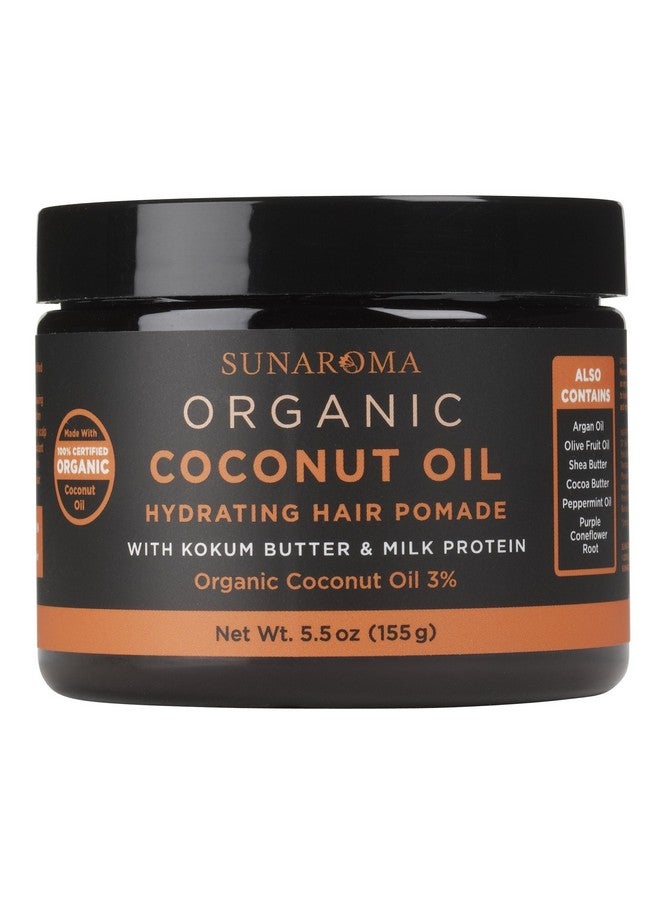 SUNAROMA Organic Coconut Oil Hair Pomade, 5.5 oz. - Image 1
