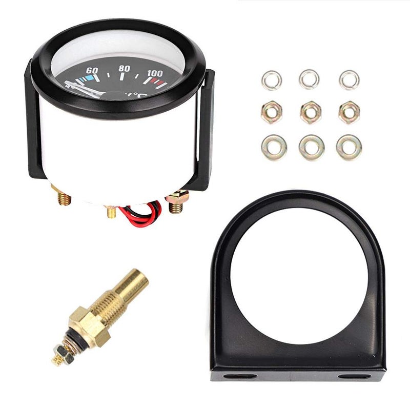 Aramox Water Temperature Gauge,2inch 52mm Universal Car Truck LED Digital Water Temperature Meter Instrument Tool - Image 5