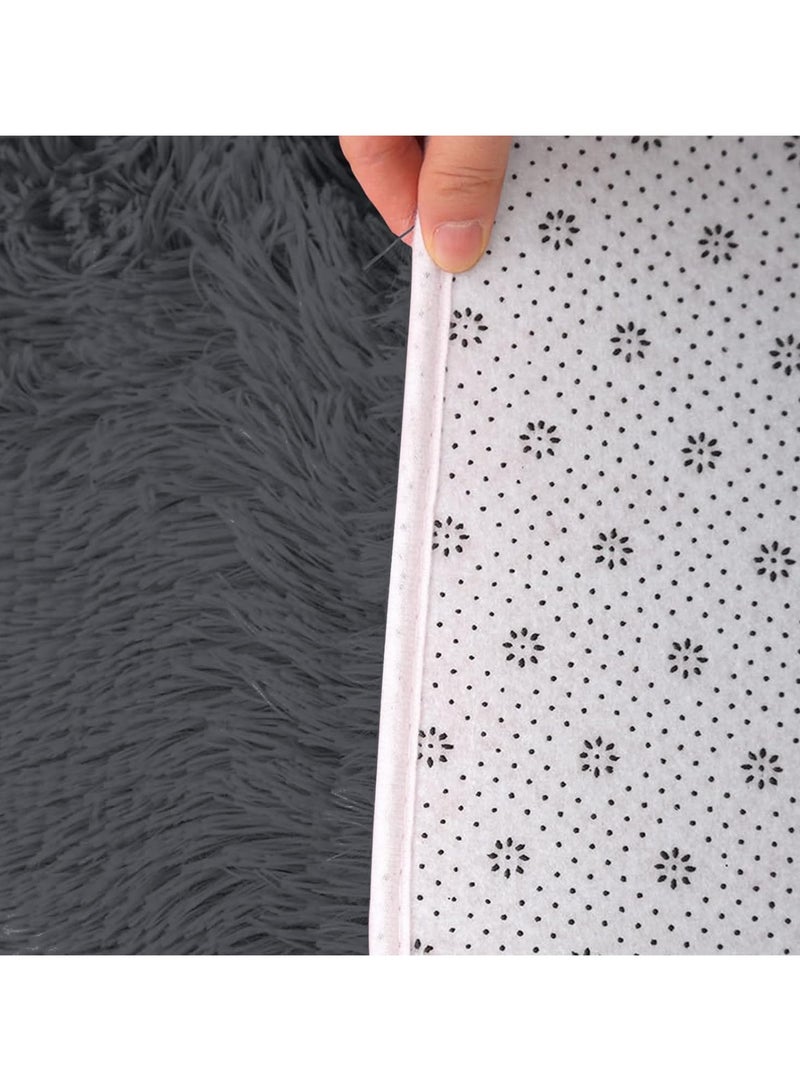 XiuWoo 3-Piece Bath Mat Set, Super Soft and Absorbent Non-Slip Bathroom Rug with U-Shape Toilet Lid Cover, Machine Washable, 19.7x31.5 Inch & 19.7x15.7 Inch - Image 4