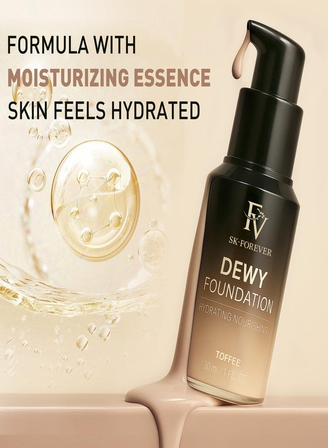 FV Full Coverage Liquid Foundation, Hydrating & Concealing, Long Lasting Stain Finish, Flawless Radiance, Waterproof Foundation for Combination Skin, 1.0 FL.OZ (Toffee) - Image 5